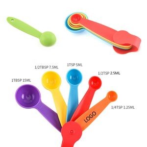 Assorted Color 5 IN 1 Measuring Spoon