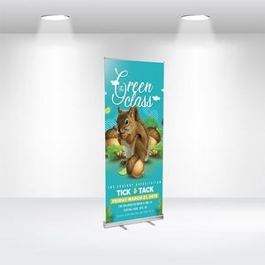 30" wide Rollup Banner Stand in Full Color