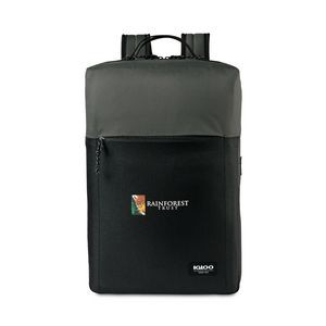 Igloo® Fundamentals Lotus Backpack Cooler - Black-Dark Grey