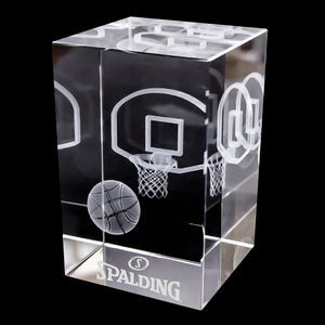 Basketball 3D Crystal Sport Block