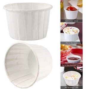 1 oz Disposable Paper Souffle Cup