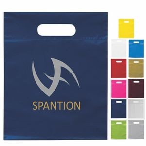 Colored Fold Over Die Cut Bags - Color Recyclable - 2C2S (9" x 11.5" +2")