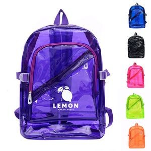 PVC Clear Plastic Daily Backpack