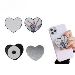 Heart Shaped Collapsible Phone Grip Holder and Stand