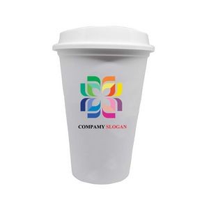 16oz Reusable Plastic Cup with Lid