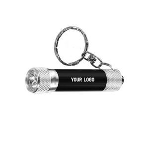 Metal LED Flashlight Keychain