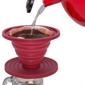 Collapsible Silicone Coffee Dripper: Filter Cone Cup