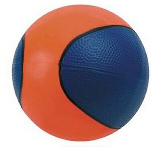 5" inflated Rubber Bouncing Basketball (Blue/Orange)