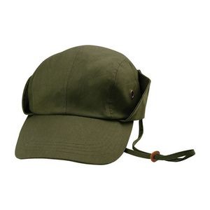 Solid Color Twill Fishing Hat w/ Chin Cord