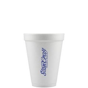 12 Oz. Foam Cup - White - Tradition