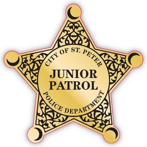 2¾" x 2¾" FasTurn® Sheriff Star Label