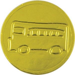 Chocolate School Bus Coin