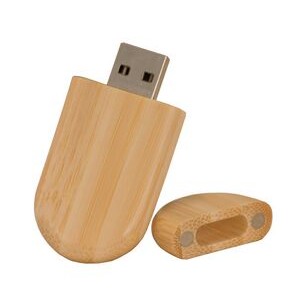 Bamboo USB Flash Drives, 8GB Pocket Size