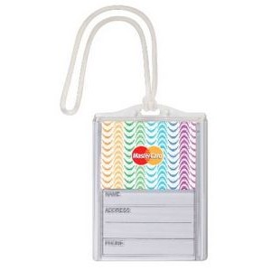 The Logo in Motion Bag Tag - Colored Swirls