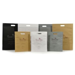 Non-Woven Gray PP Merchandise Bag (10"x12")