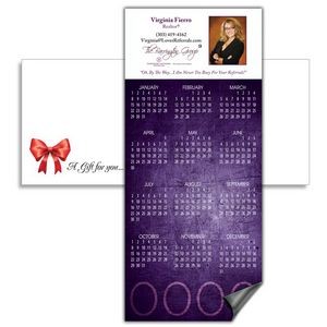 Magnetic Calendar with Envelope - Grape