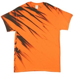 Black/Neon Orange Eclipse Graffiti Short Sleeve T-Shirt