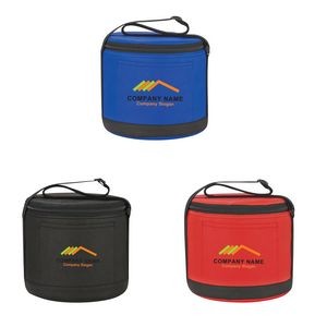 Non-Woven Cans-To-Go Round Cooler Bag