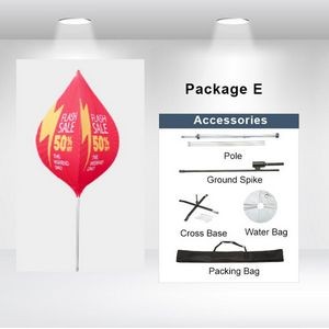 Spinning Dart Banner Flag - Premium Material - Package E