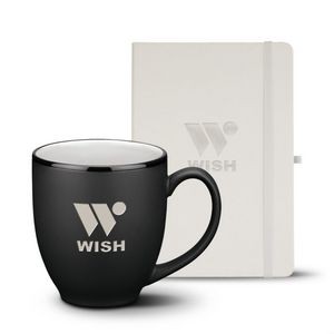 Eccolo® Cool Journal/Dereham Mug Set - White