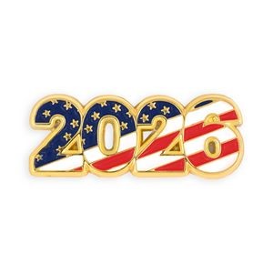 2026 Patriotic Year Pin