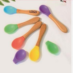 Baby silicone spoon