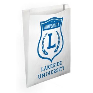 12" x 13.5" x 2.5" Digital One-color Paper Bag 1-sided