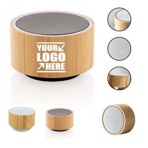 Bamboo Wood Bluetooth® Portable Speaker