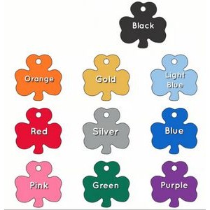 Shamrock Aluminum Tag - 100% MADE IN THE USA