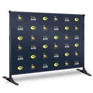 9ft Step & Repeat Backdrop - Wrinkle Free Fabric