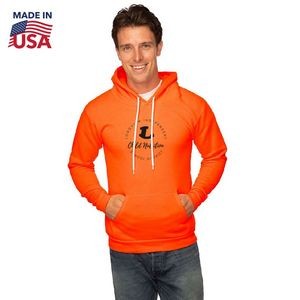 USA Made Unisex Fleece Neon Pullover Hoodie