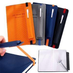 Large Hard Cover Journal Book W/ Pen