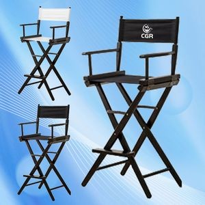 Director's Makeup Chair Foldable Wooden Design