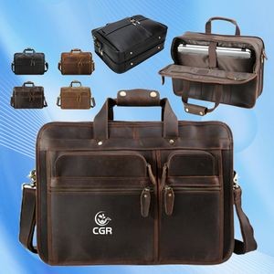 Professional Leather Briefcase for Men on the Move
