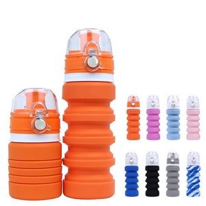 Collapsible Silicone Drinking Bottle