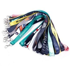 "Customize Your Style with 3/4" Dye-Sublimation Lanyards & Lobster Claw"