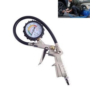 Tire Pressure Gauge with Inflator