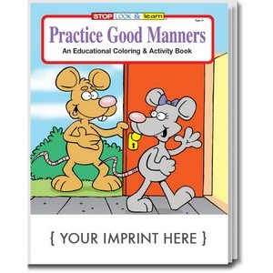 Practice Good Manners Coloring Book
