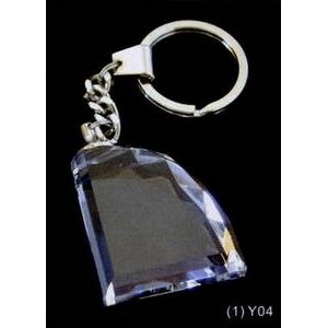 Diamond Optic Crystal Keychain