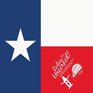 USA Made Texas State Flag Bandanna 22" x 22" 100% Cotton Pre-Printed Dyed