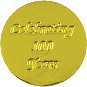 Celebrating 100 Years Chocolate Coin