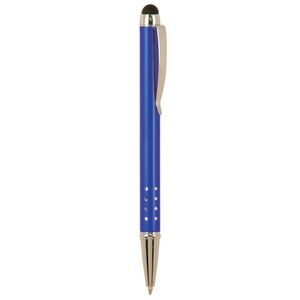 Ball Point Pen/Stylus - Gloss Blue - Black Ink