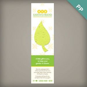1-Sided Large Eco Bookmark w/Shape