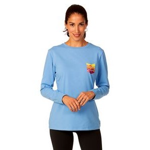 Zorrel® Ladies' Highgate Long-Sleeve Jersey Stretch Tee Shirt