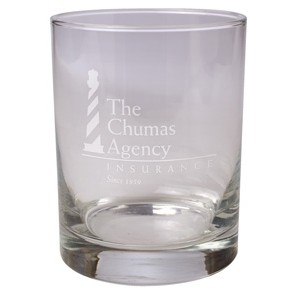 14 Oz. Double Old Fashioned Glass 4 color process available for an up charge