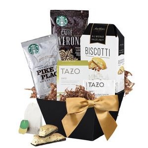 Starbucks Coffee, Tea & Cookie Gift Basket