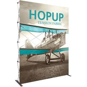 Hopup™ 8ft Extra Tall Straight Display & Front Graphic