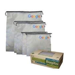 Bagito Reusable PEVA Can Liner Bags (Set of 5)