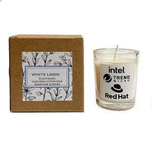 3 oz. Eco-Friendly White Linen Plant Based Candle