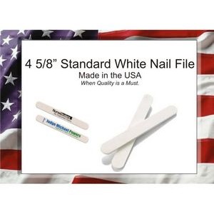 USA Made Emery Board Standard Size Nail File 4.6" x .62" grit 100/100